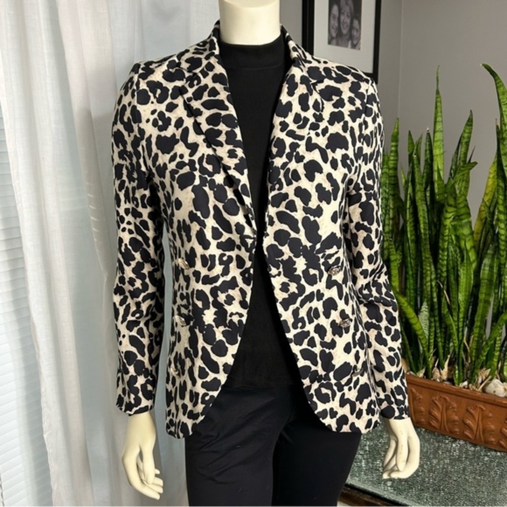 MUNDEFEIS ANIMAL PRINT BLAZER NWT SIZE SM